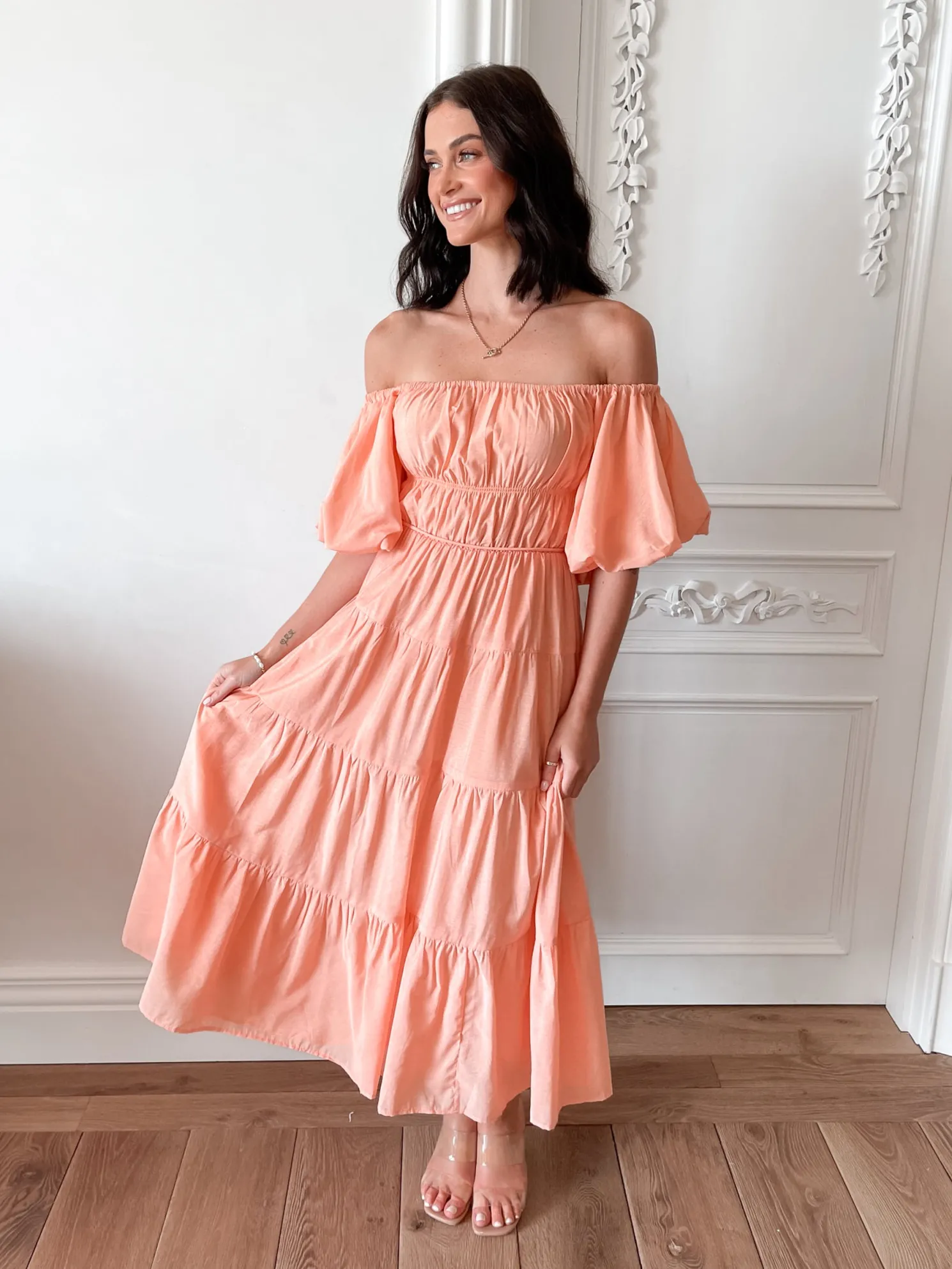 Adrianie Dress - Orange
