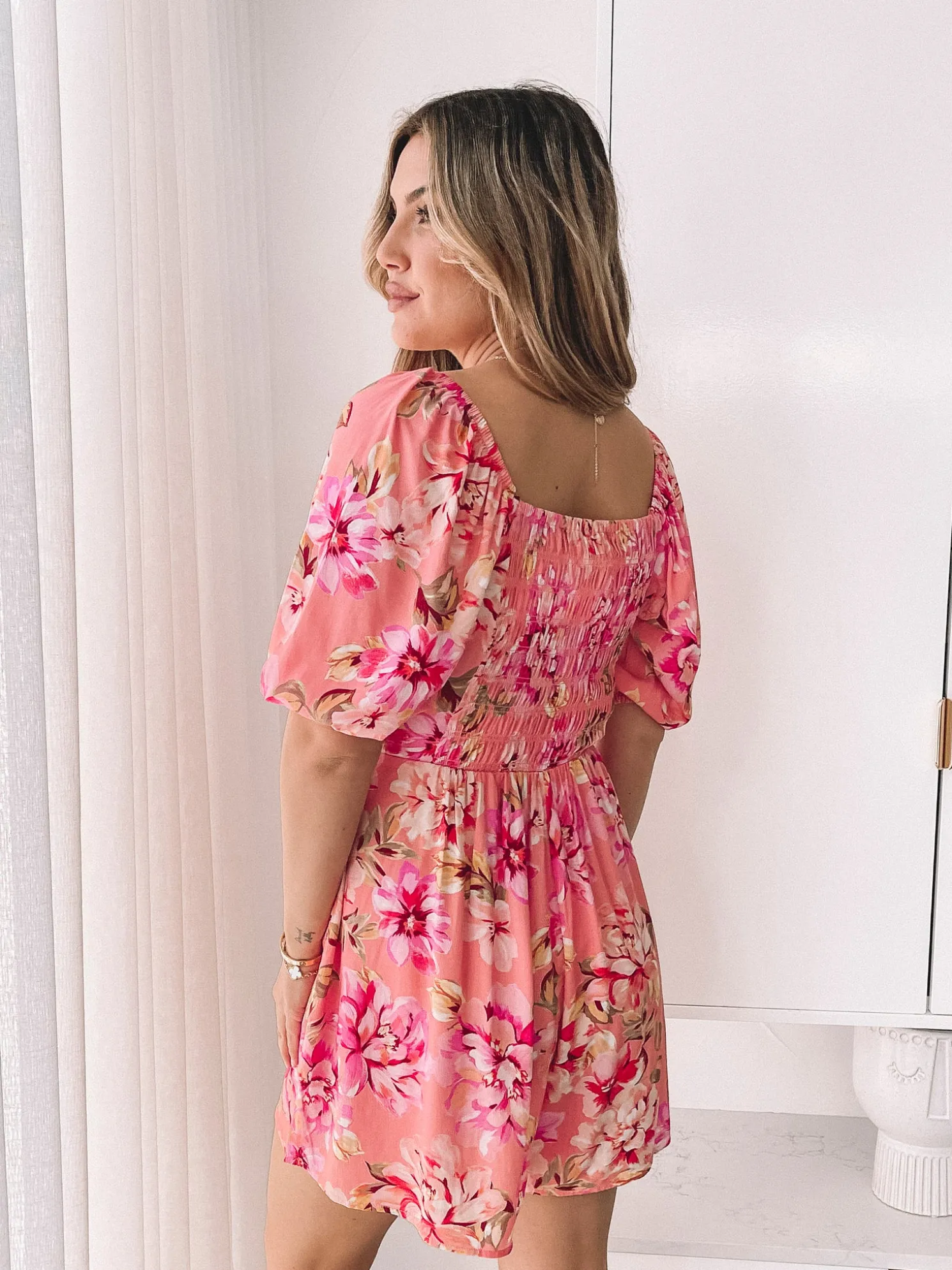 Carolana Playsuit - Peach Blossom