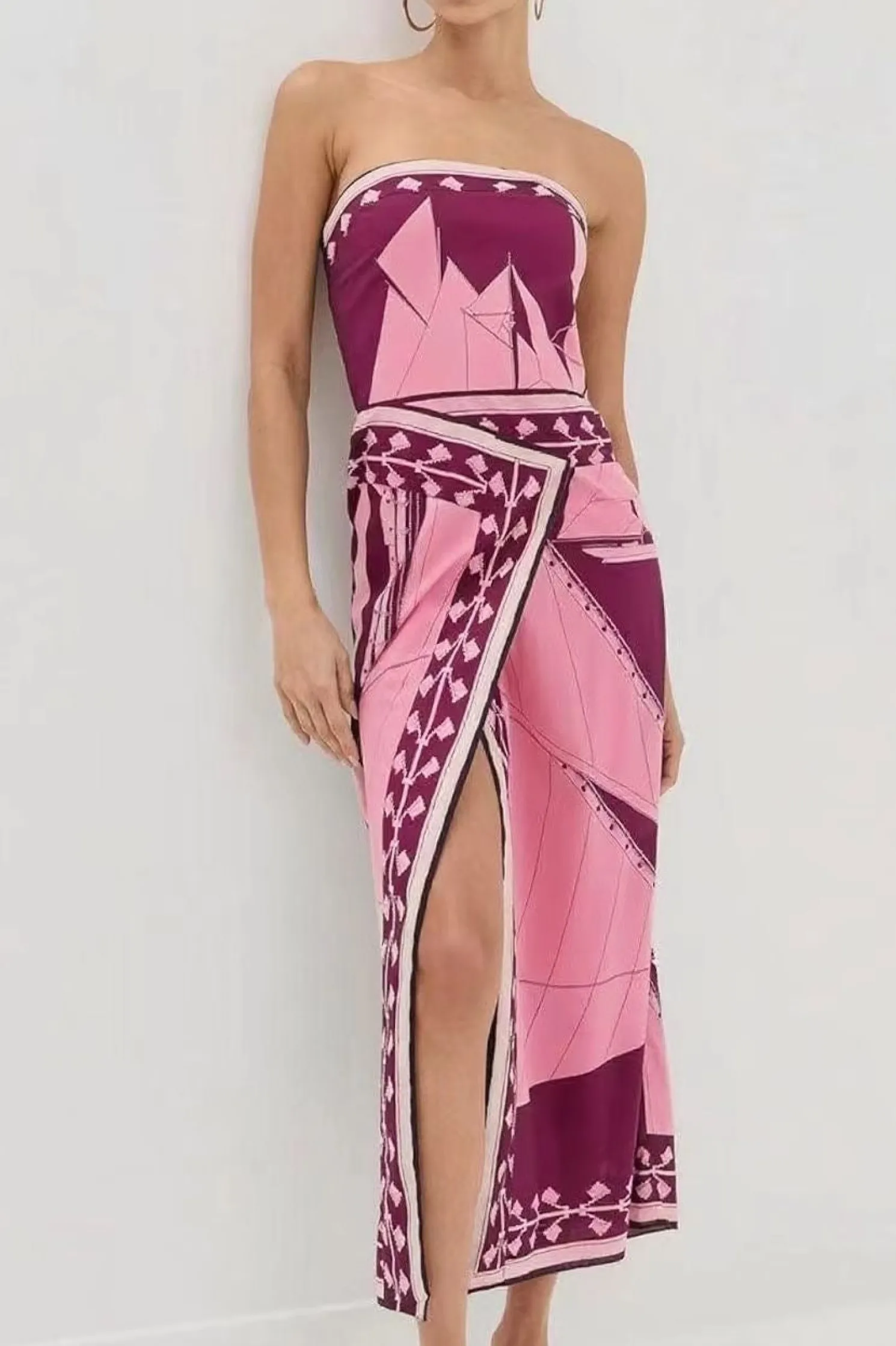 Ceriane Dress - Pink Print