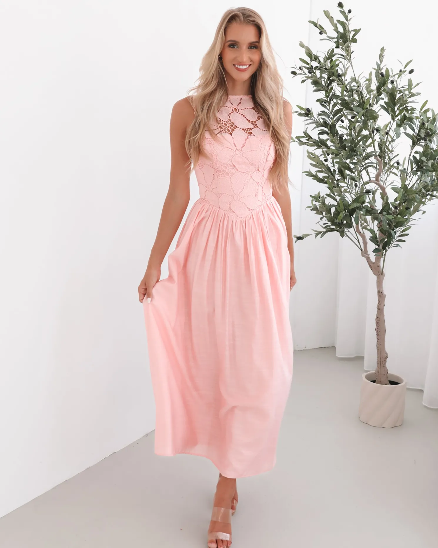 Contessa Dress - Pink