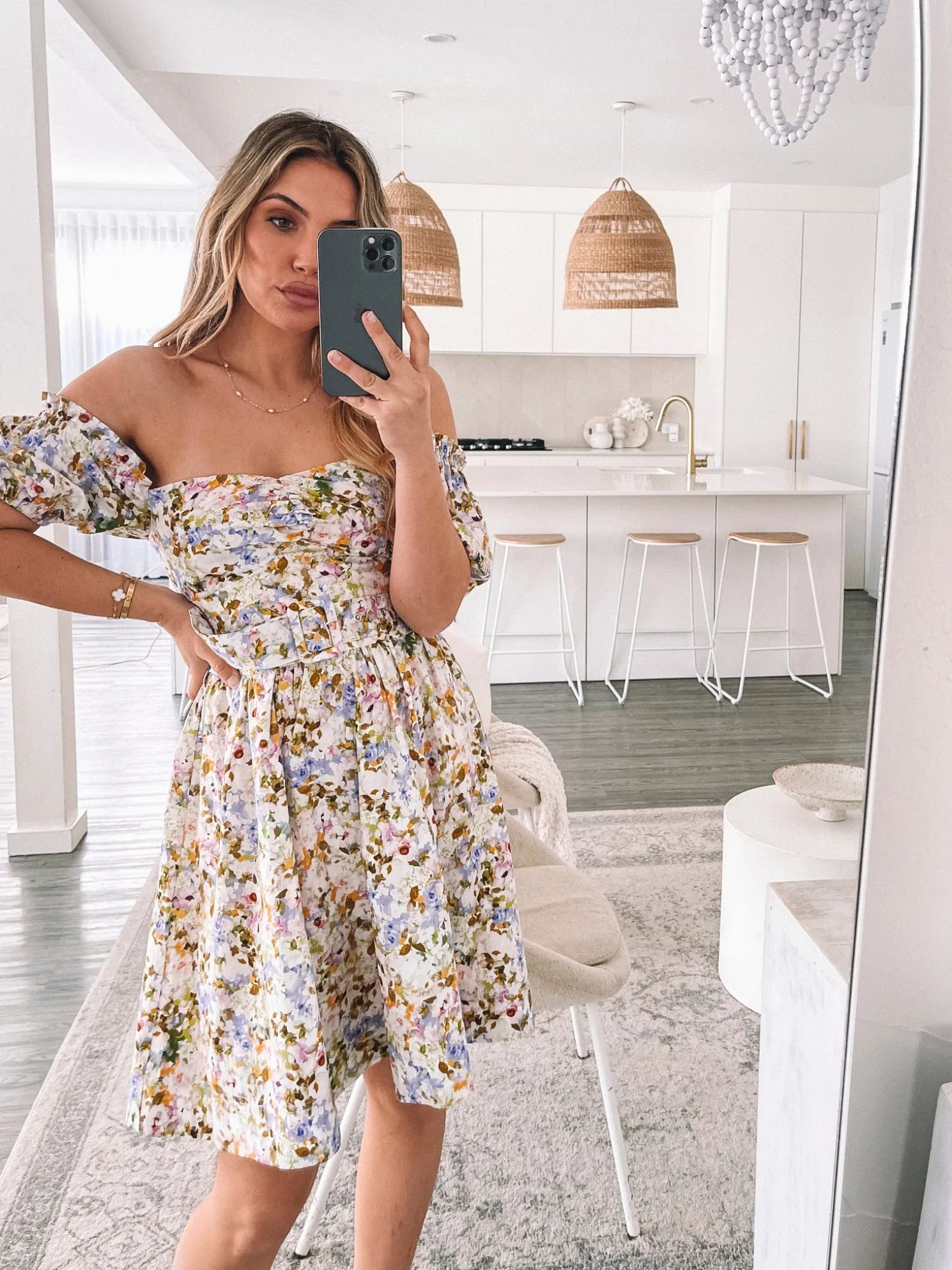 Devira Dress - Ditsy Lavender