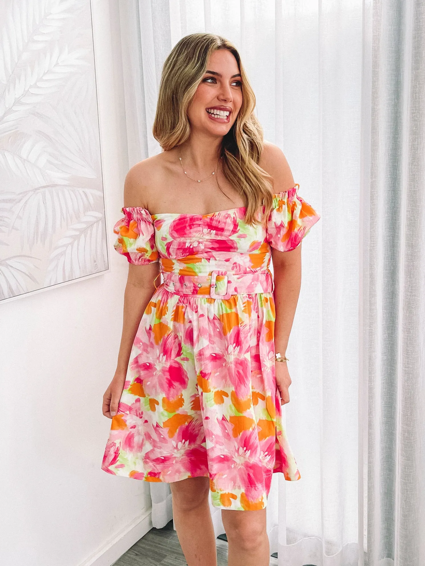 Devira Dress - Pink Blossom