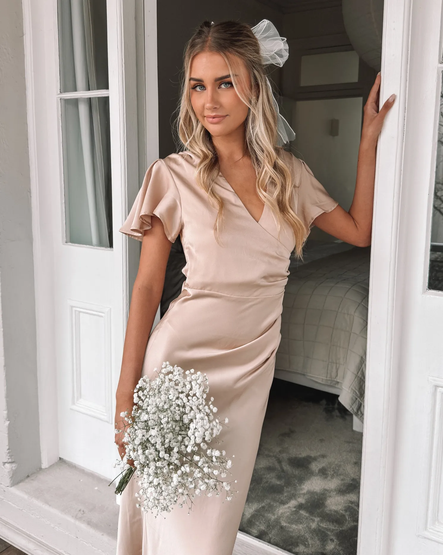 Doren Dress - Champagne