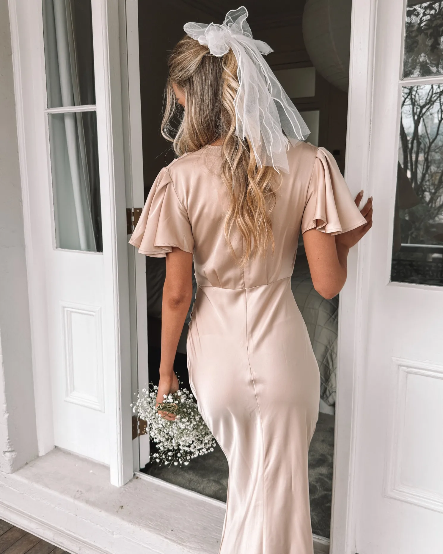 Doren Dress - Champagne