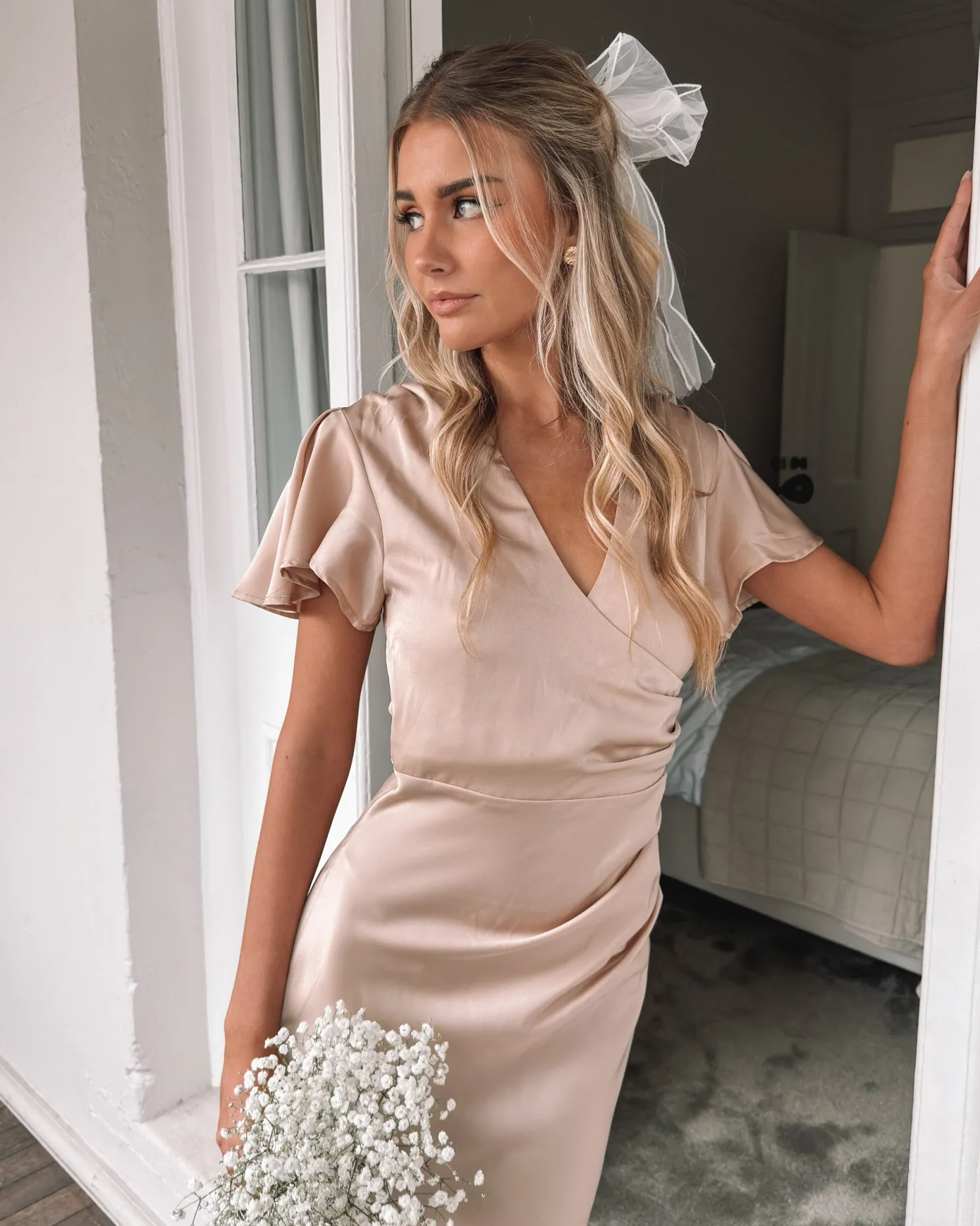 Doren Dress - Champagne