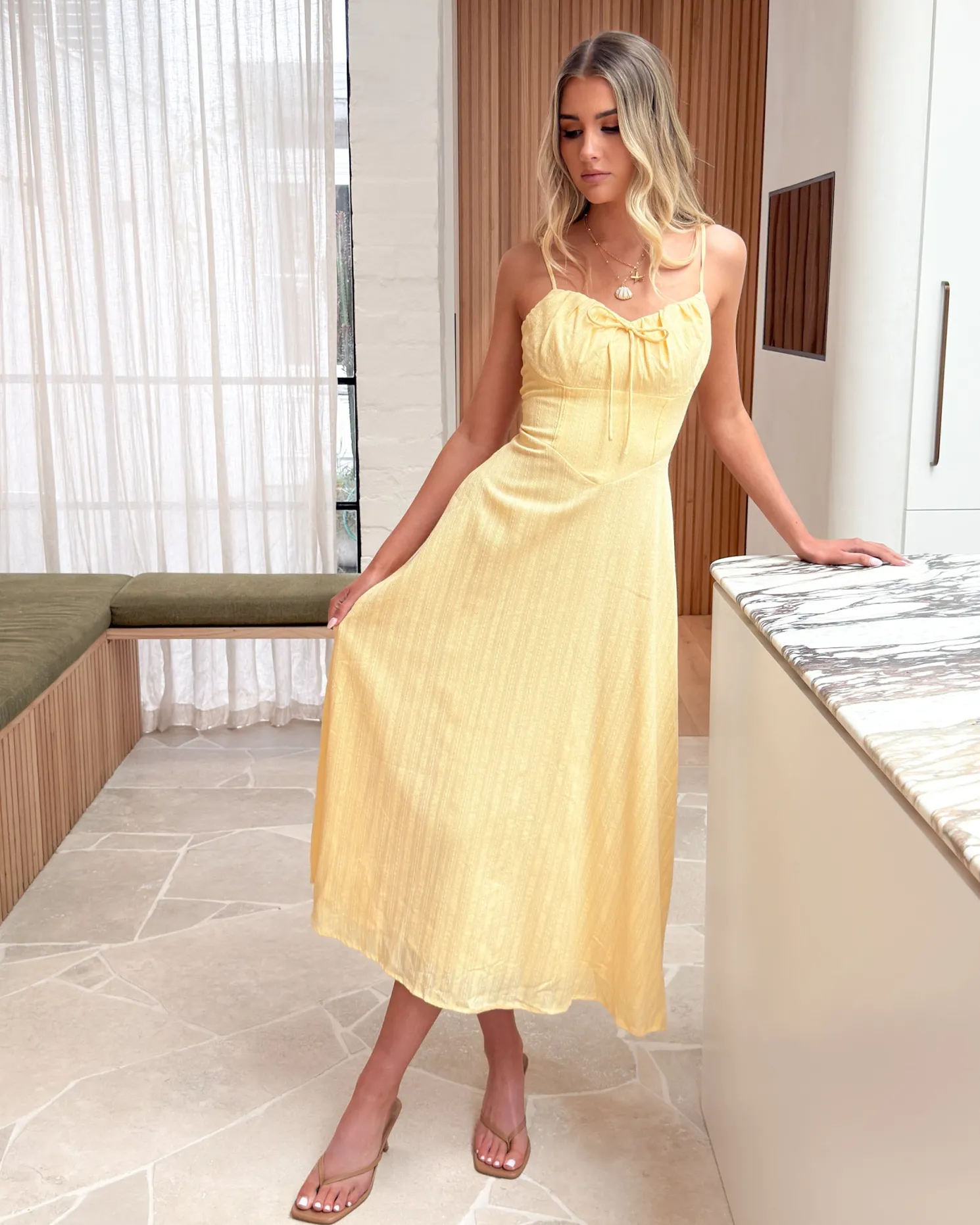 Edanna Dress - Yellow