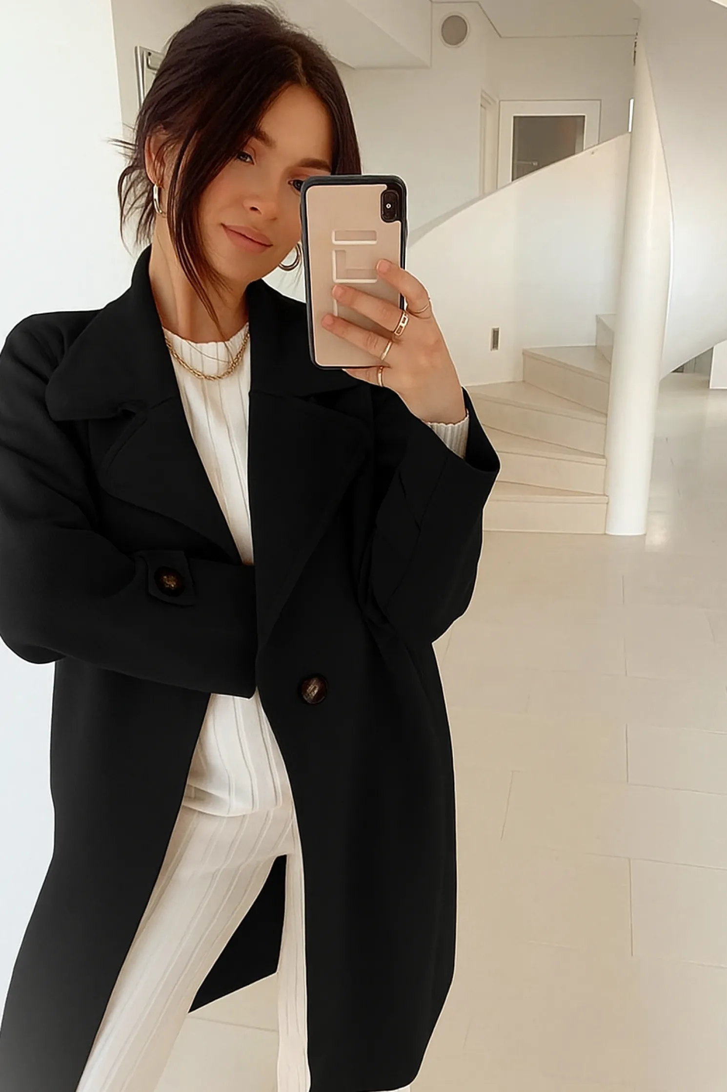 Fireplace Coat - Black