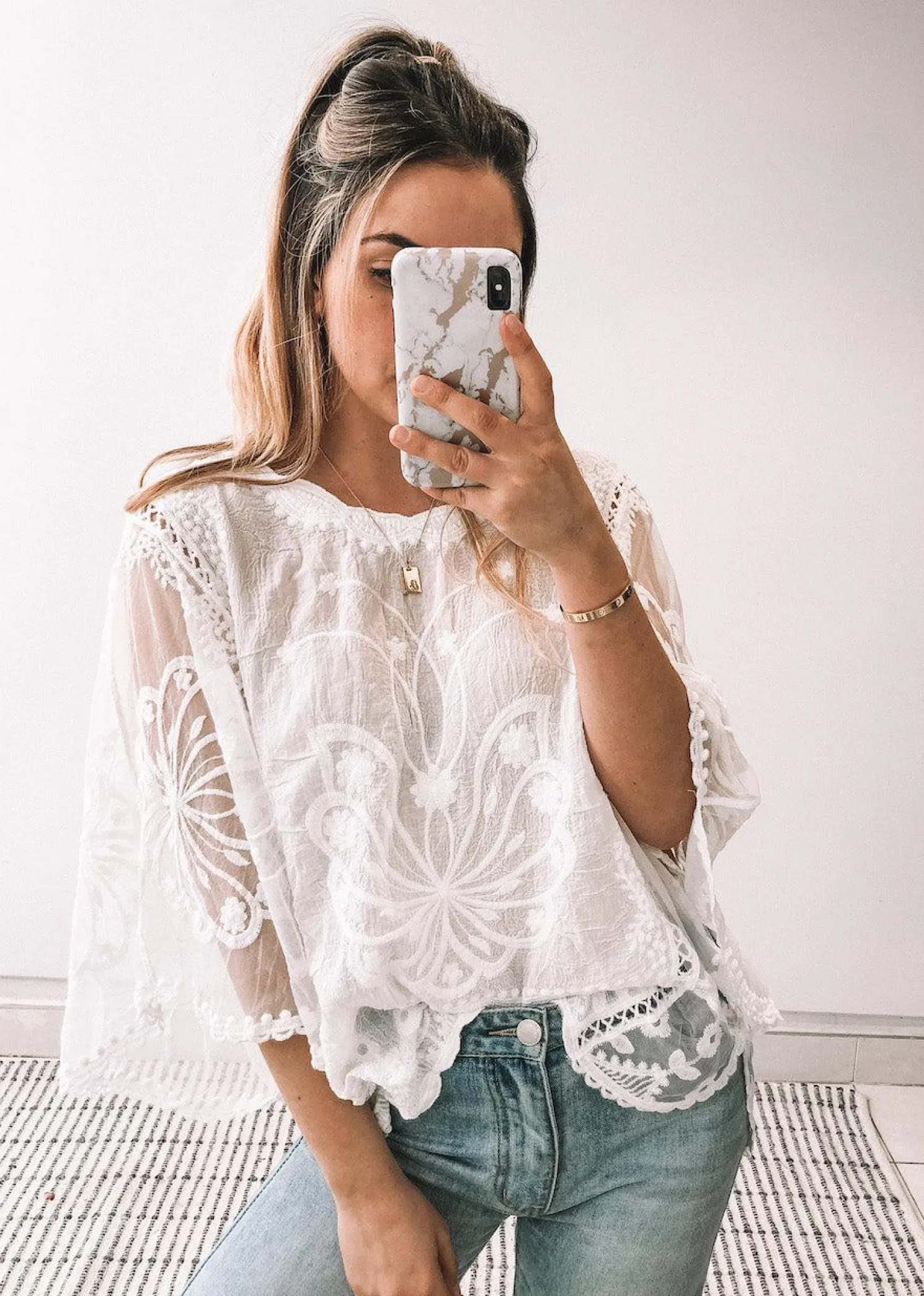 Gabrielle Top - White