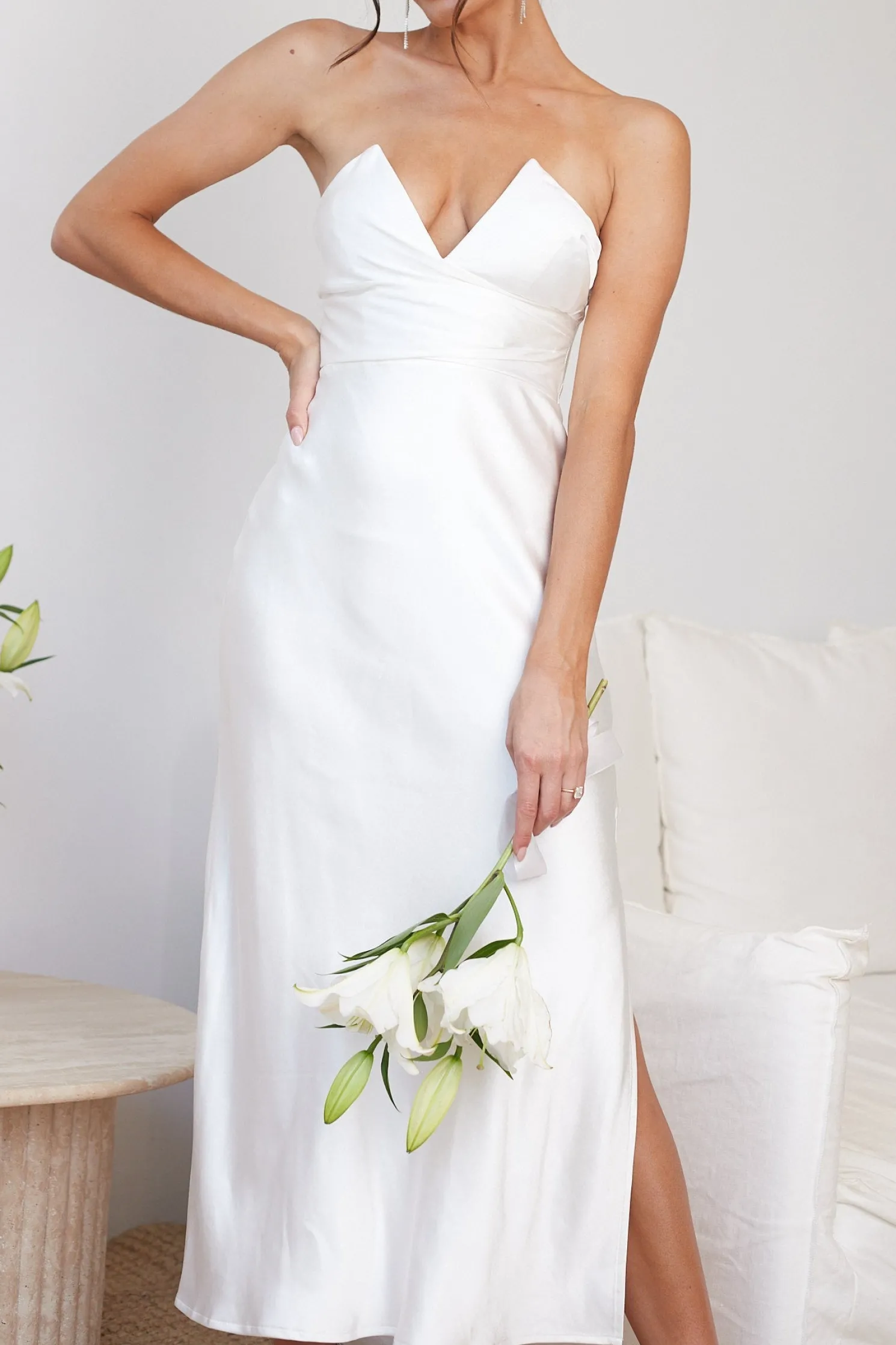 Giavanna Dress - White