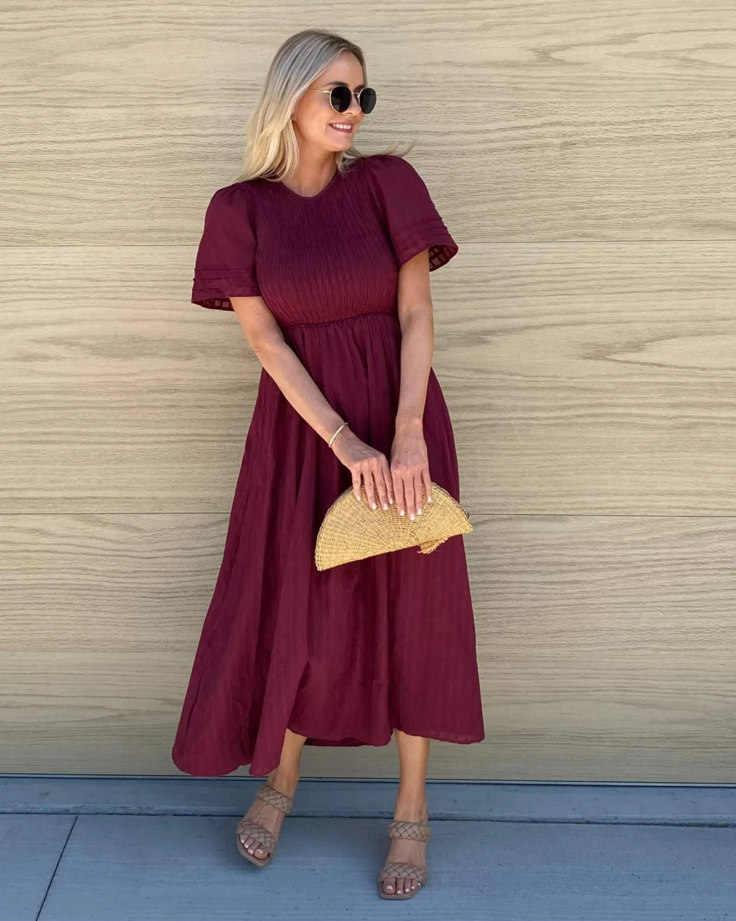 Iolana Dress - Wine