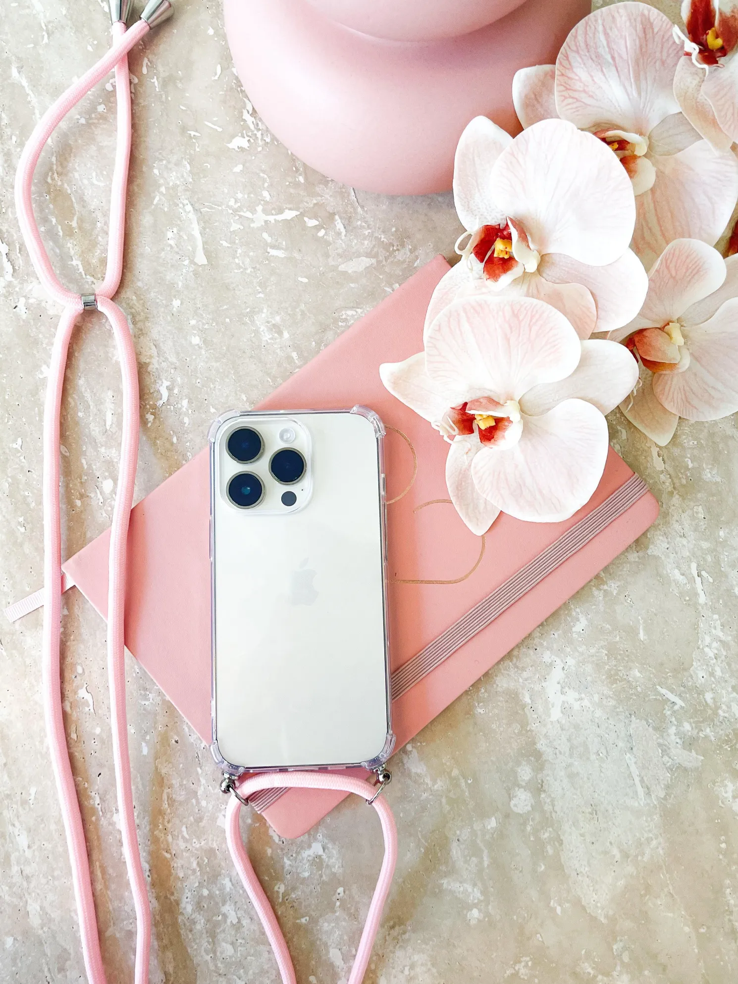 Iphone Case - Pink Strap