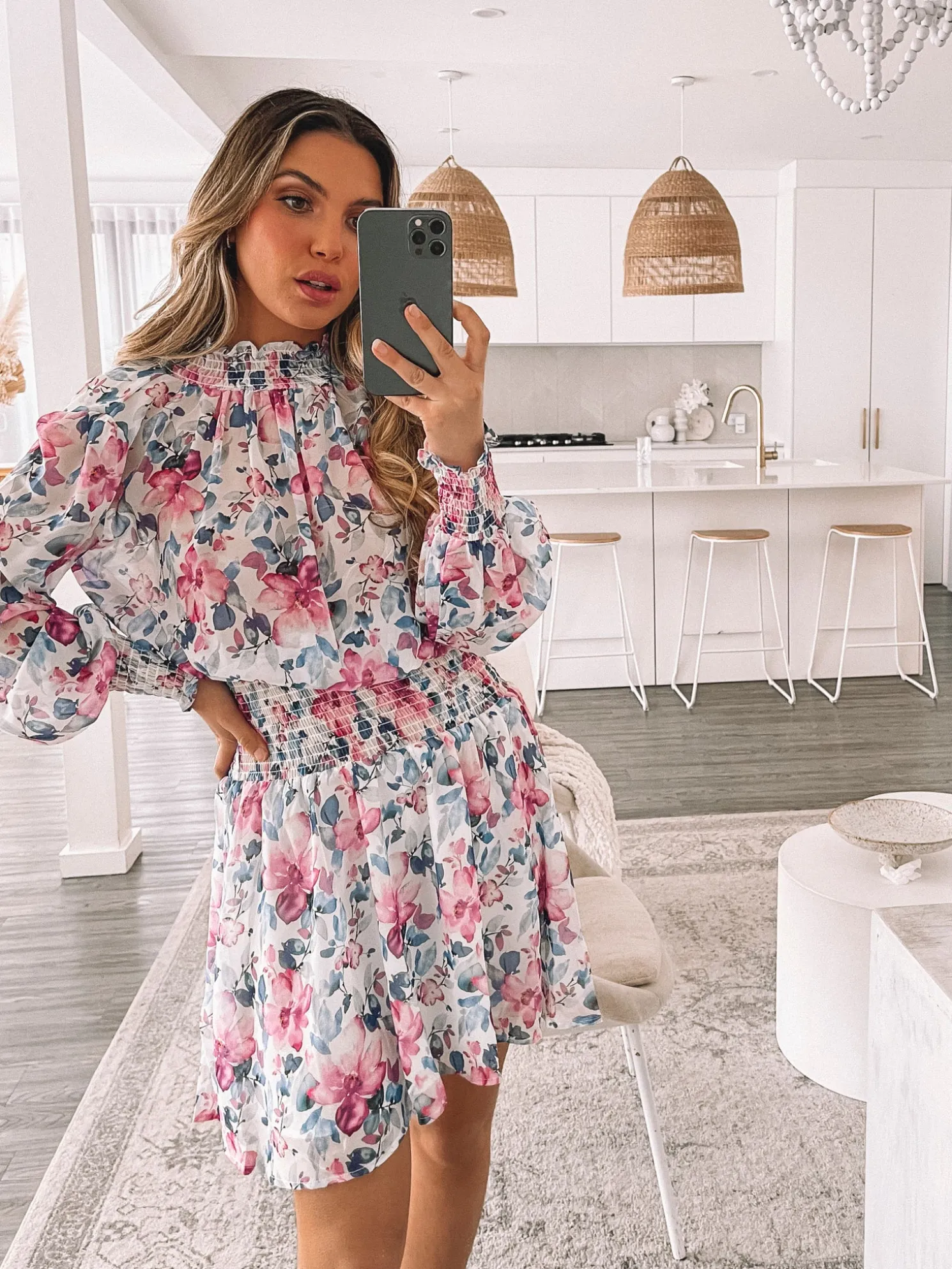 Neary Dress - Violet Floral