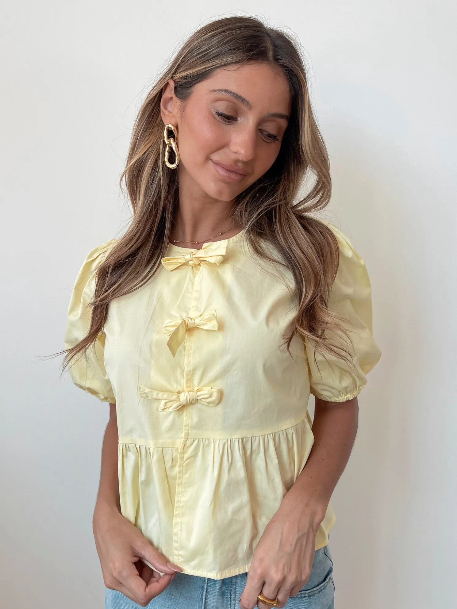 Rayanna Top - Yellow
