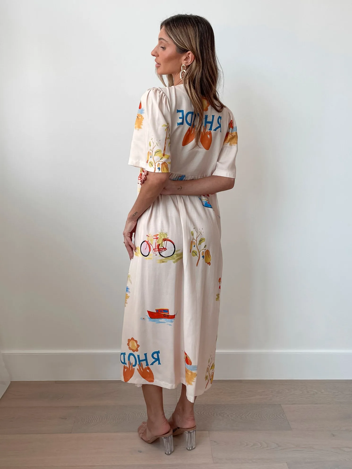 Rozellia Dress - Cream Print