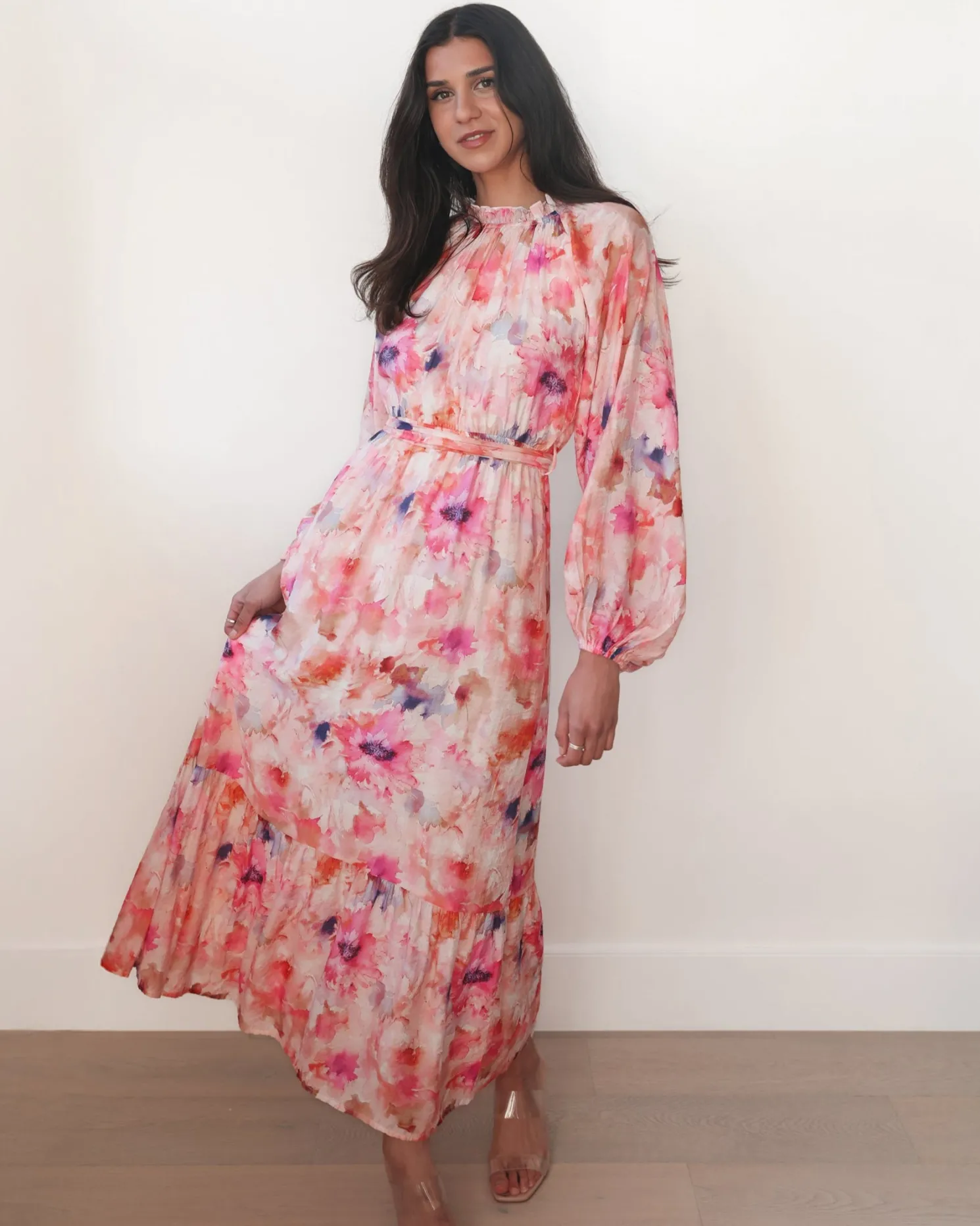 Sereline Dress - Pink Floral