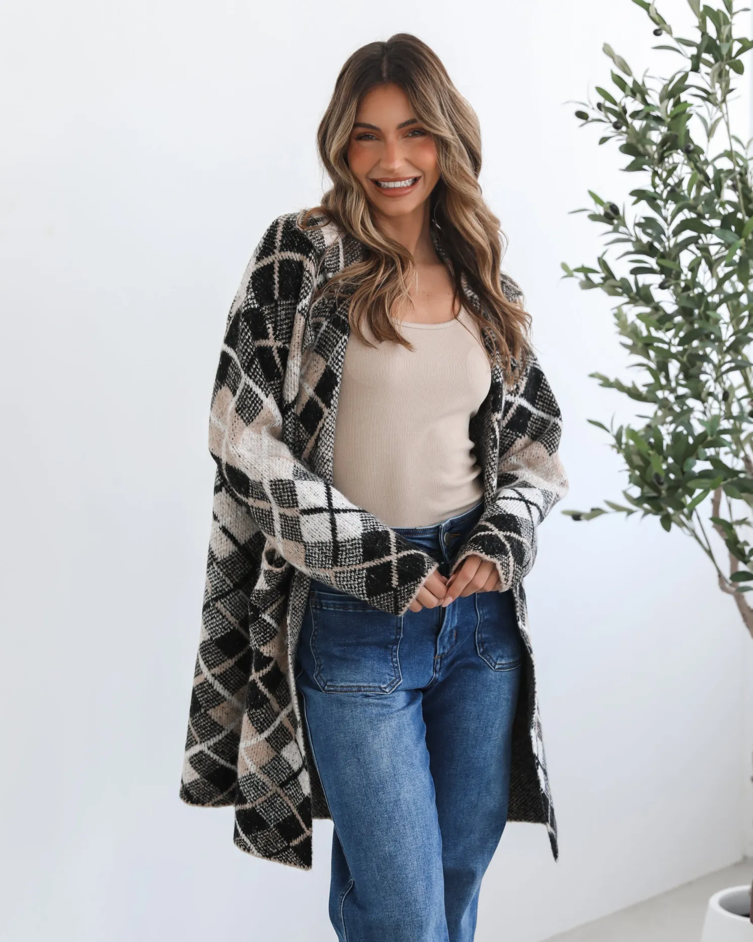 Sharyn Coatigan - Black Multi