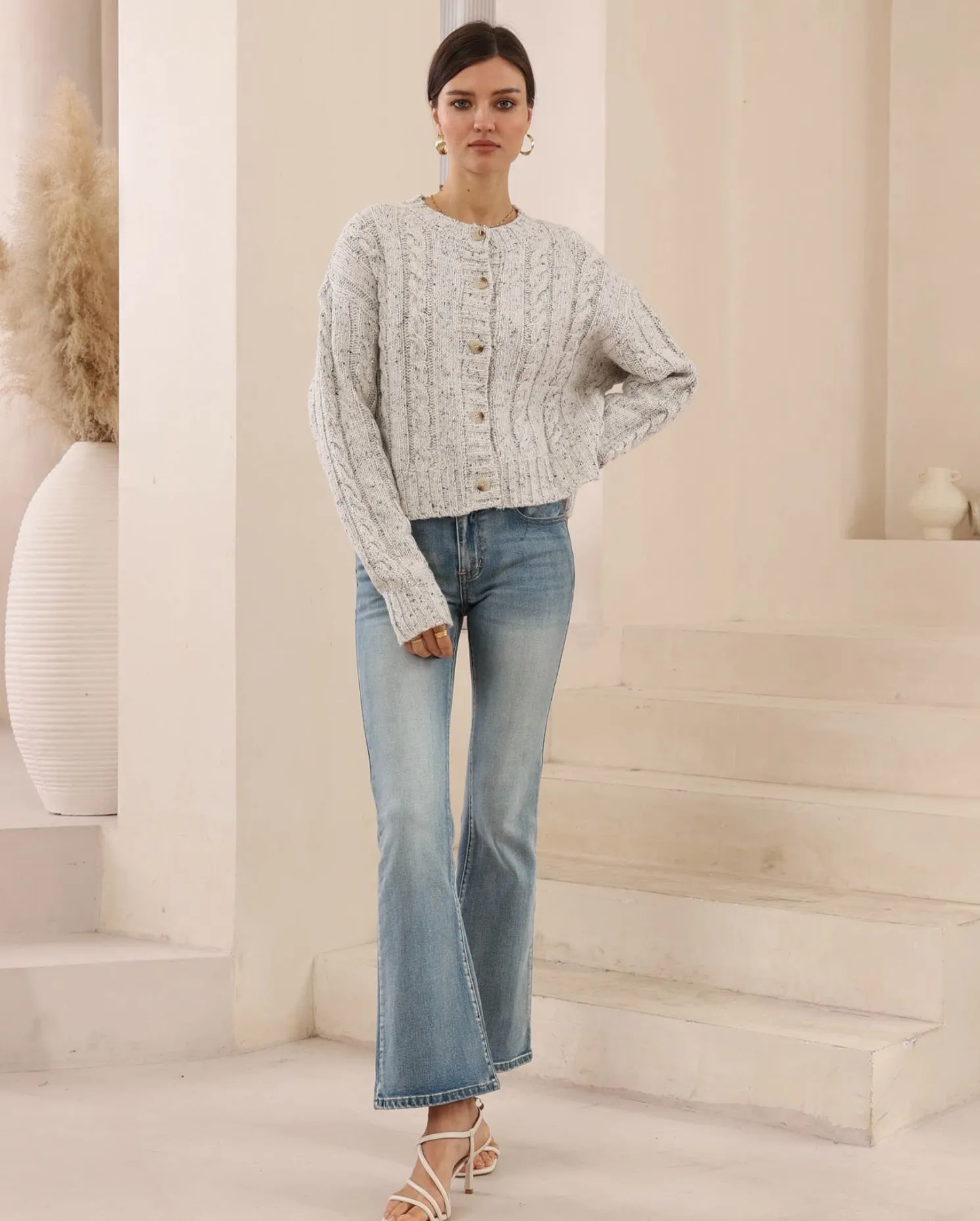 Zyrenia Cardigan - Grey